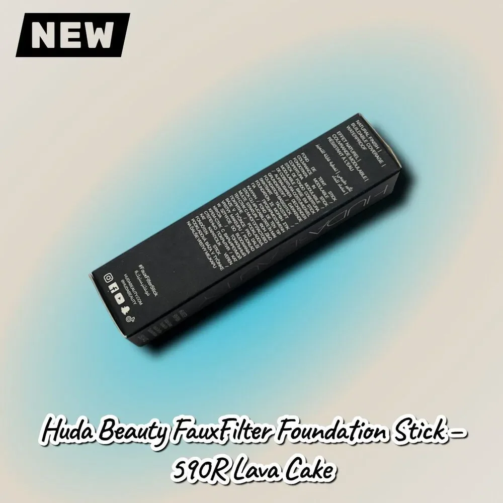 NEW – Huda Beauty FauxFilter Skin Finish Foundation Stick – 590R Lava Cake (0.44